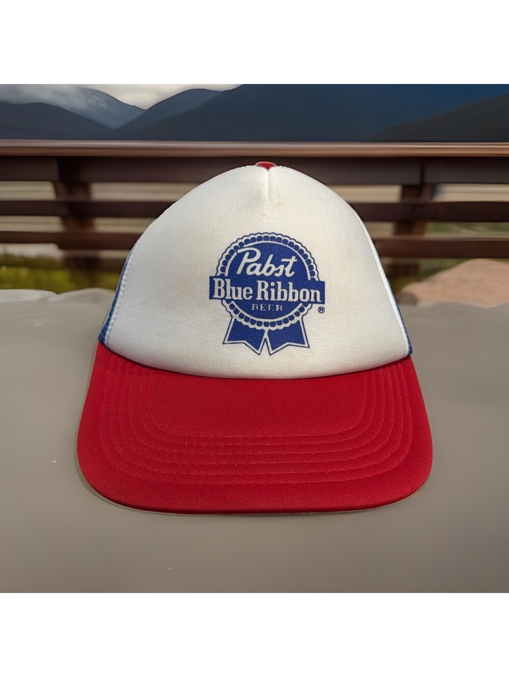 Pabst Blue Ribbon Pub Draw Beer Alcohol Company Since 1844 Baseball Cap